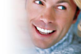 Perfect smile with dental implant