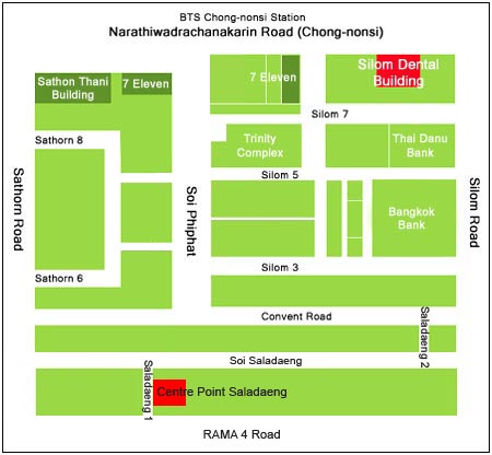Silom Serene Hotel : Map